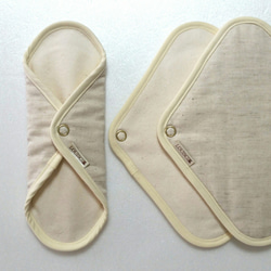 【送料無料】やっぱりシンプルが好き❤最高級今治タオルオーガニック布ナプキン 1枚目の画像