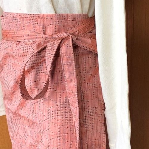 着物リメイク 紬の巻きスカート タイトスカート ゆさ 通販｜Creema ...