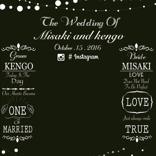 セミオーダー 送料無料】大型フォトブース Light up ver.☆結婚式・2