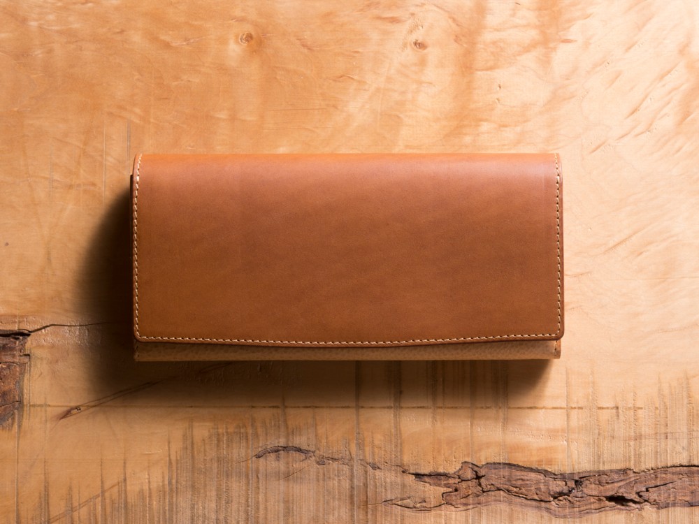 Basic Long Wallet ＃コニャック