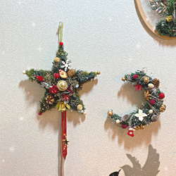クリスマスリース/星&月 6枚目の画像