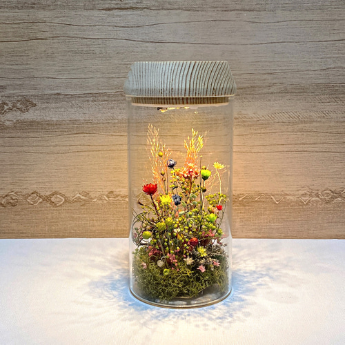 LEDライト花のポット。 10021446-0.jpg