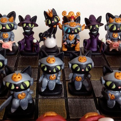 ニャンダーランド猫ノ国チェス(オーダー) その他インテリア雑貨
