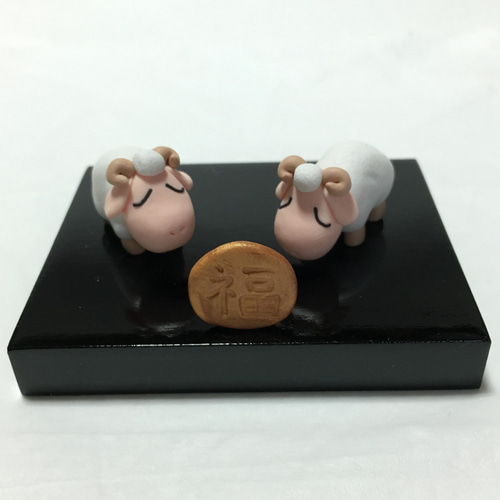 干支なでなでさま「未(ヒツジ)」 その他人形 ねんどらんど 通販