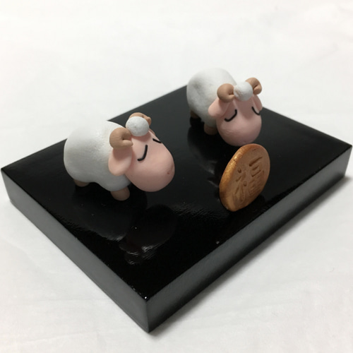 干支なでなでさま「未(ヒツジ)」 その他人形 ねんどらんど 通販