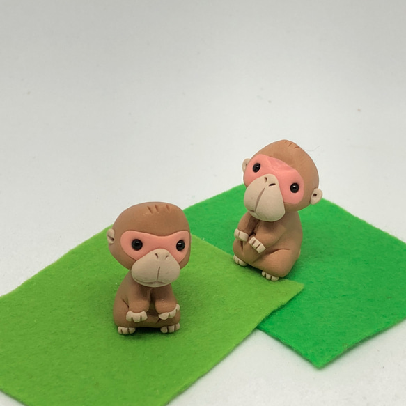 干支なでなでさま「申(サル)」 その他人形 ねんどらんど 通販 6395667