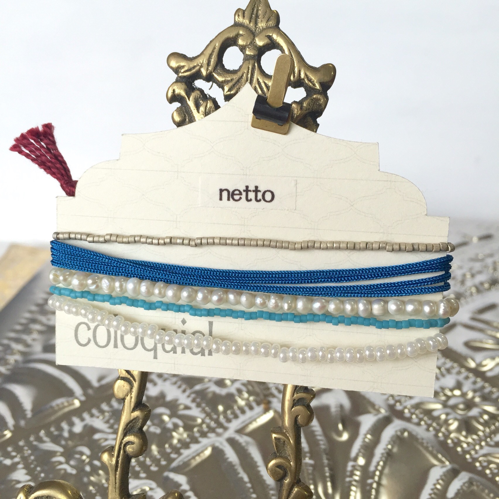 ５連ブレスレット　“netto”