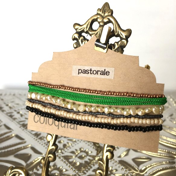 6連ブレスレット　“pastorale”