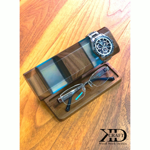 流木　レジンアートウォッチスタンド 流木 レジンアートウォッチスタンド