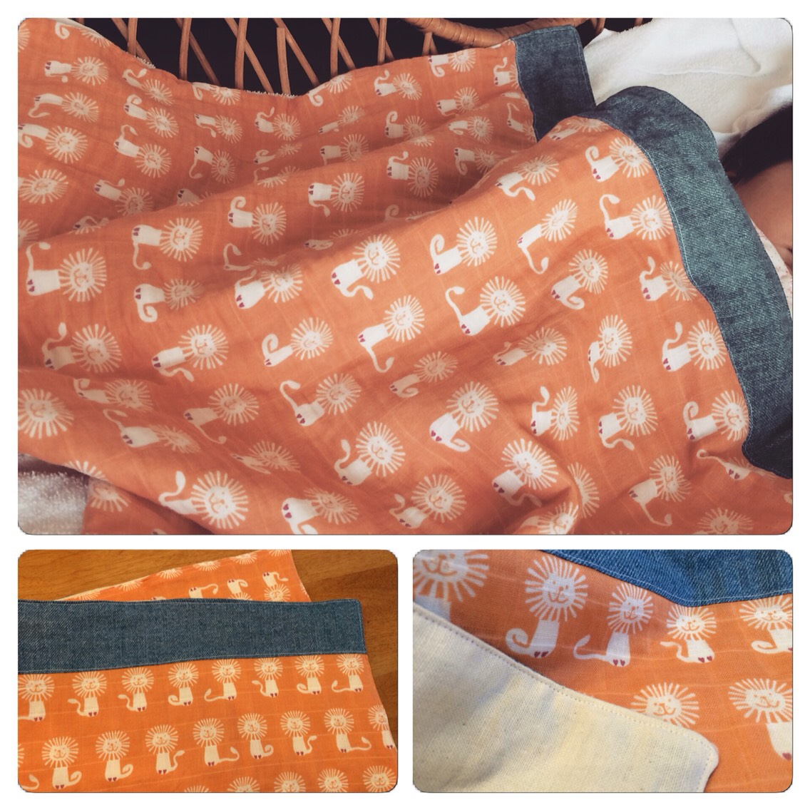 コンパクトサイズのブランケット 外出用に便利です