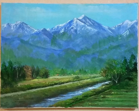 山々 絵画 K- MIYAUCHI 通販 3032203｜Creema(クリーマ)