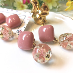 Milky Pink earring 1枚目の画像