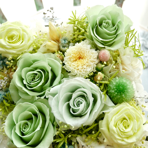 お花を守る クリア蓋つき プリザーブドフラワー ボックス