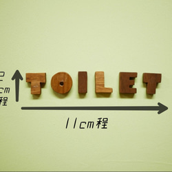 ♦︎TOILET文字マーク♦︎ 8枚目の画像