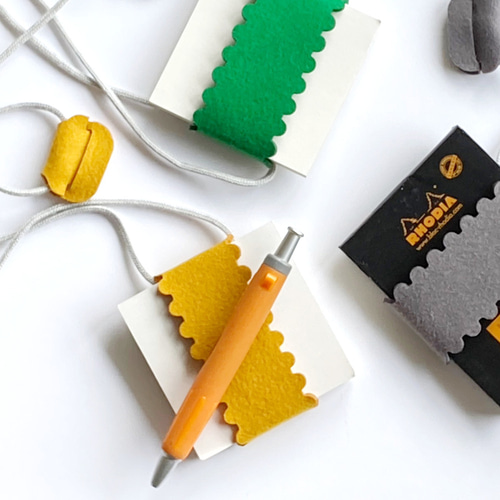 メモバンド〈ネックストラップ付〉 メモ帳 Module Design 通販