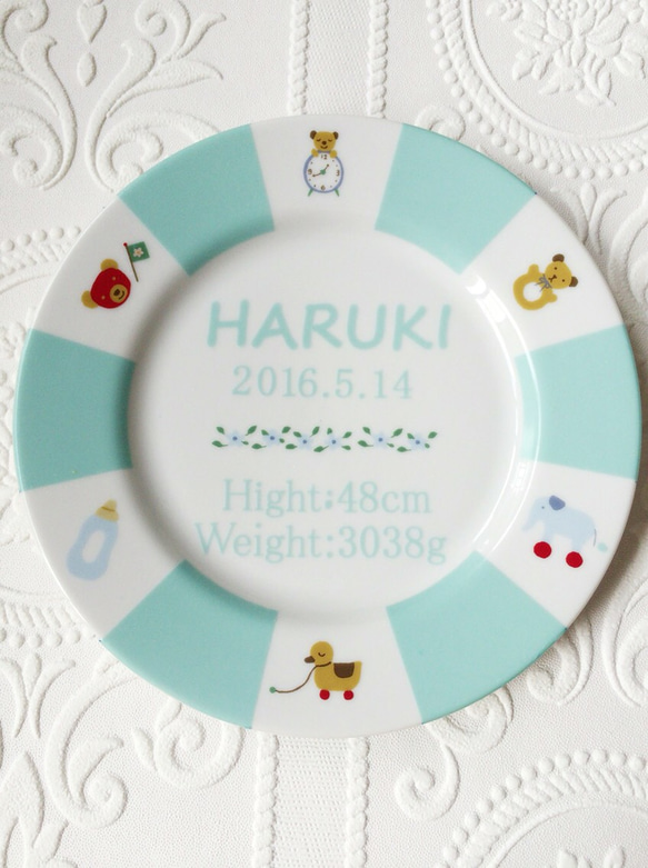 【新品/未使用】ポーセラーツ　プレートセット 新品/未使用】ポーセラーツ/《端午の節句》インテリアプレート小皿