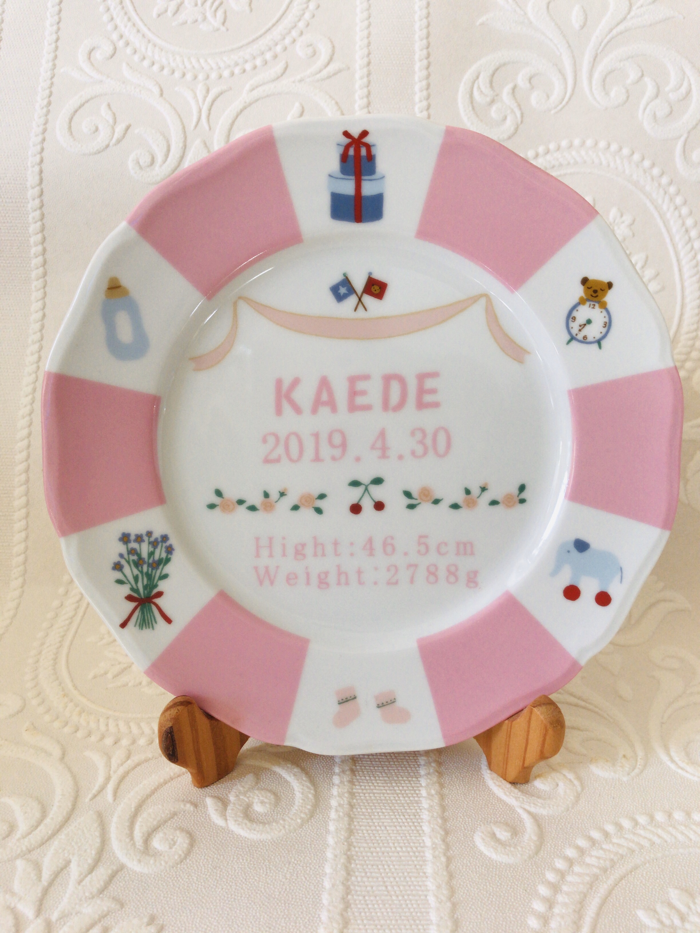 オーダー　誕生日プレート お祝い文字
