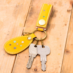 LEATHER KEY HOLDER（Inray Button ver） 2枚目の画像