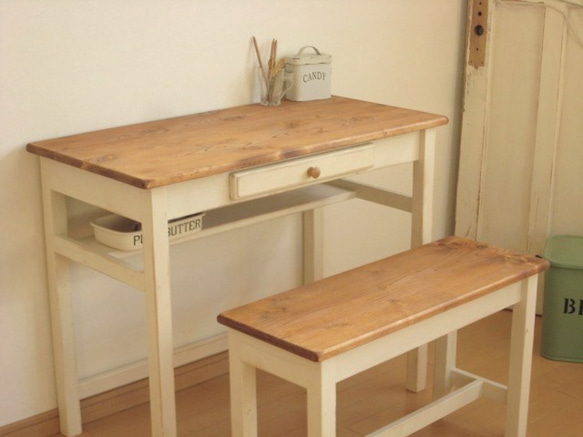 wide drawer DESK ＆ BENCH　　 4枚目の画像