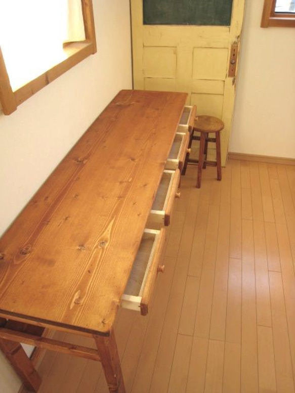 オーダーメイド /   drawers４ DESK pine   # size order # 3枚目の画像