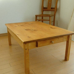 drawer low TABLE pine　　 1枚目の画像