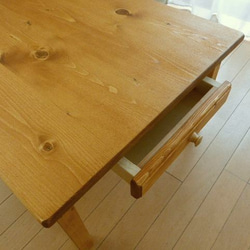 drawer low TABLE pine　　 3枚目の画像