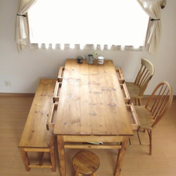 オーダーメイド /  drawers6 dining TABLE pine   # width size order # 4枚目の画像