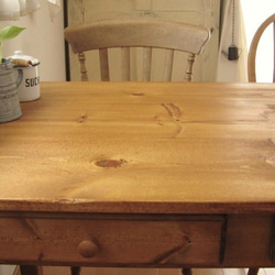 オーダーメイド /   drawers6 dining TABLE pine   # size order # 3枚目の画像