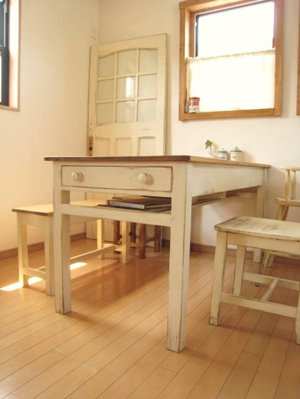 オーダーメイド /   side drawer dining TABLE   # size order # 1枚目の画像