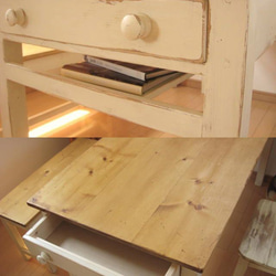 オーダーメイド /   side drawer dining TABLE   # size order # 2枚目の画像