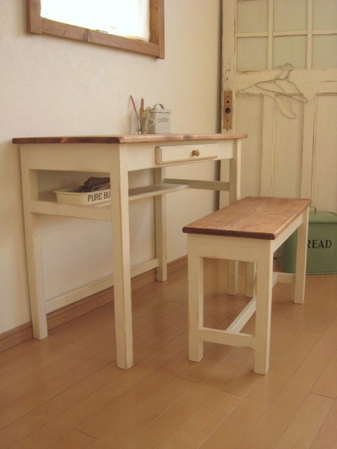 Creema限定　ご購入 2/23  23:59 まで【 送料無料 】drawer DESK ＆ BENCH