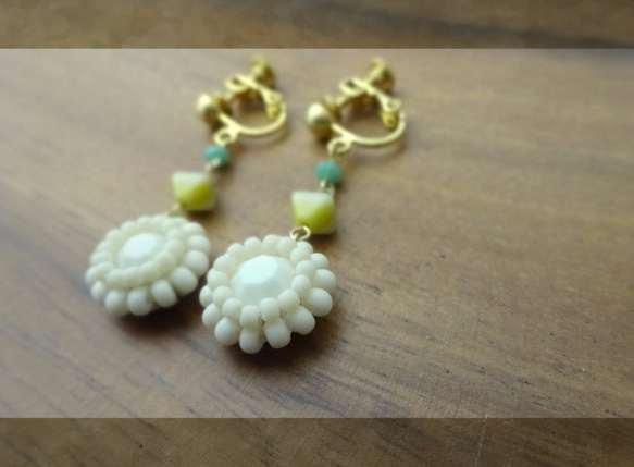 swarovski　vintage　a　pierce・earring 1枚目の画像