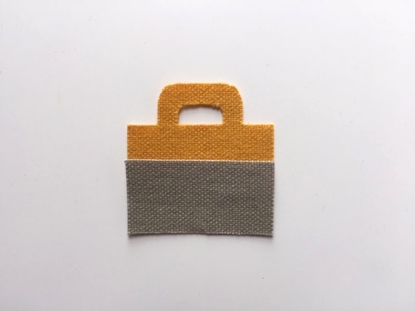 A様ご予約 bicolor tote カスタム (yellow × gray) 1枚目の画像