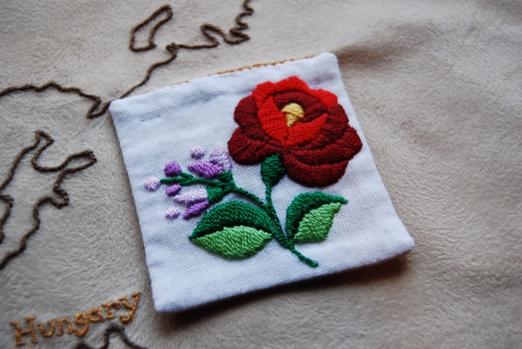 国内最安値！ 刺繍絵画 新倉山浅間公園 「富士の刺繍絵1」 額縁