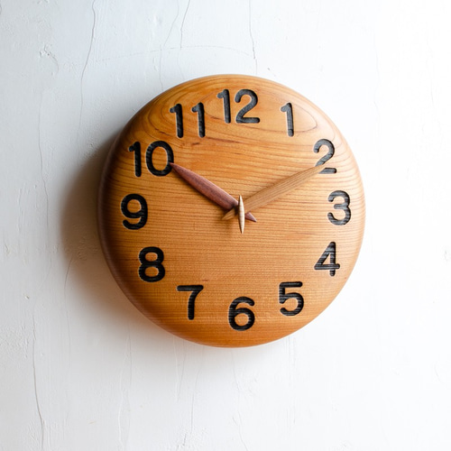 手作り木製時計～（30ｃｍ） 掛け時計・置き時計 FishCat 通販｜Creema