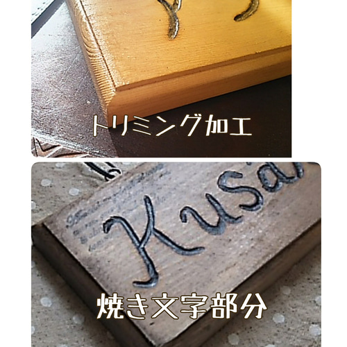 [ハンドメイド] 表札、看板　名入れします おうちウェルカムボード✦名前入れ✦ショップ看板・パネル・玄関用表札