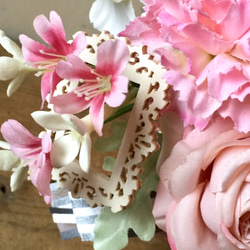 母の日ギフト 母の日プレゼント フラワーディフューザー アートフラワー ピンク ホワイト ピーチ 桜の香り 消臭ビーズ 5枚目の画像