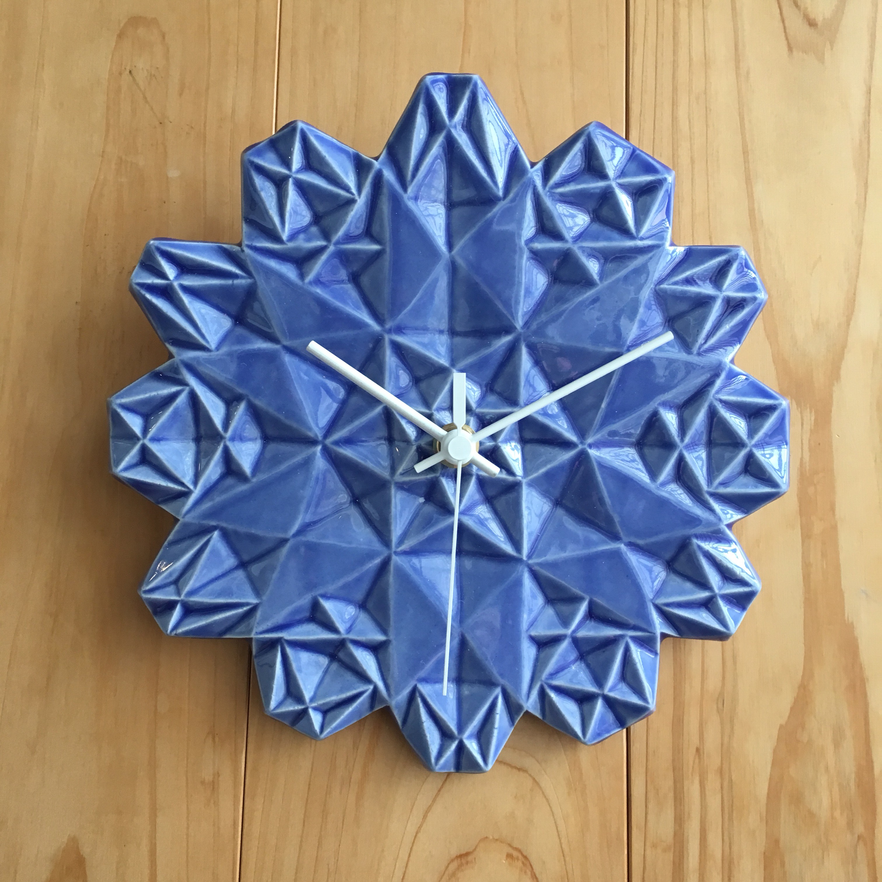 ウォールクロック02 瑠璃