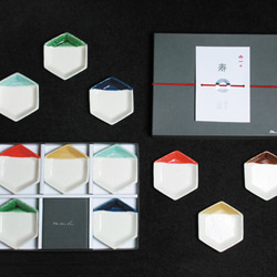 【結婚祝いにオススメ♡選べるギフトボックス】六角豆皿５枚セット 9枚目の画像