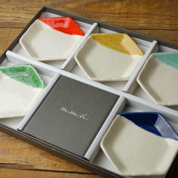 【結婚祝いにオススメ♡選べるギフトボックス】六角豆皿５枚セット 6枚目の画像