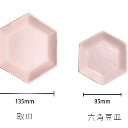 【結婚祝いにオススメ♡選べるギフトボックス】六角豆皿(ミューテッドカラー)５枚セット 3枚目の画像
