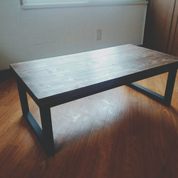 【サイズオーダー専用】 アンティーク風iron×wood table~￥20000～ 1枚目の画像