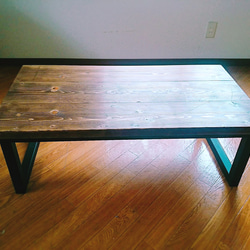 【サイズオーダー専用】 アンティーク風iron×wood table~￥20000～ 2枚目の画像