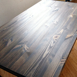 【サイズオーダー専用】 アンティーク風iron×wood table~￥20000～ 4枚目の画像