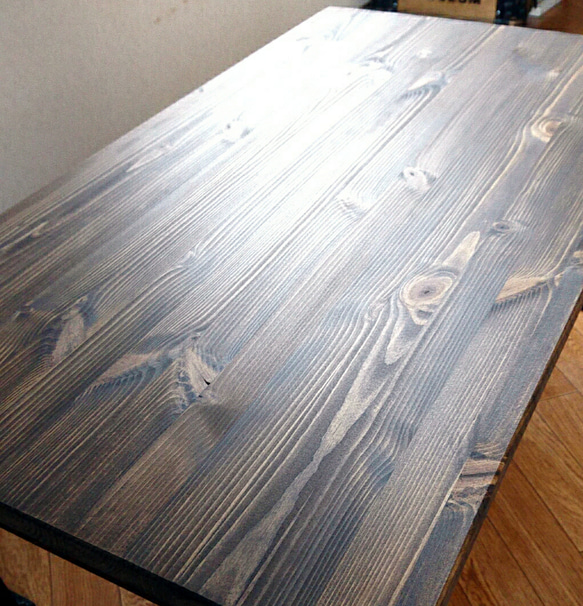 【サイズオーダー専用】 アンティーク風iron×wood table~￥20000～ 4枚目の画像