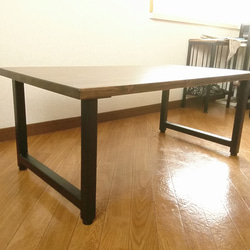 【アンティーク風 iron×wood table】鉄脚テーブル W120cm×D60cm×H38cm 3枚目の画像