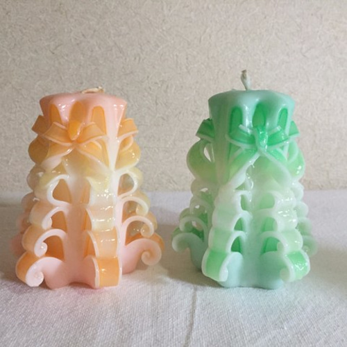 ハーフXSサイズ ハワイアンキャンドル6色 キャンドル・キャンドル