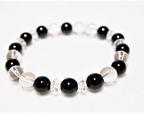 ヘアゴム 天然石  パワーストーン  モリオン♡ 天然石のヘアゴム | 仲沢商店