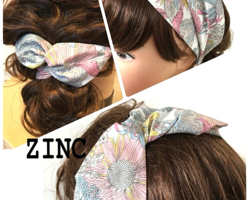 リボン付きヘアバンド ホワイト ゴールド 再販】☆リバティ☆ 3WAYワイヤーリボン♡ヘアバンド☆ LIBERTY