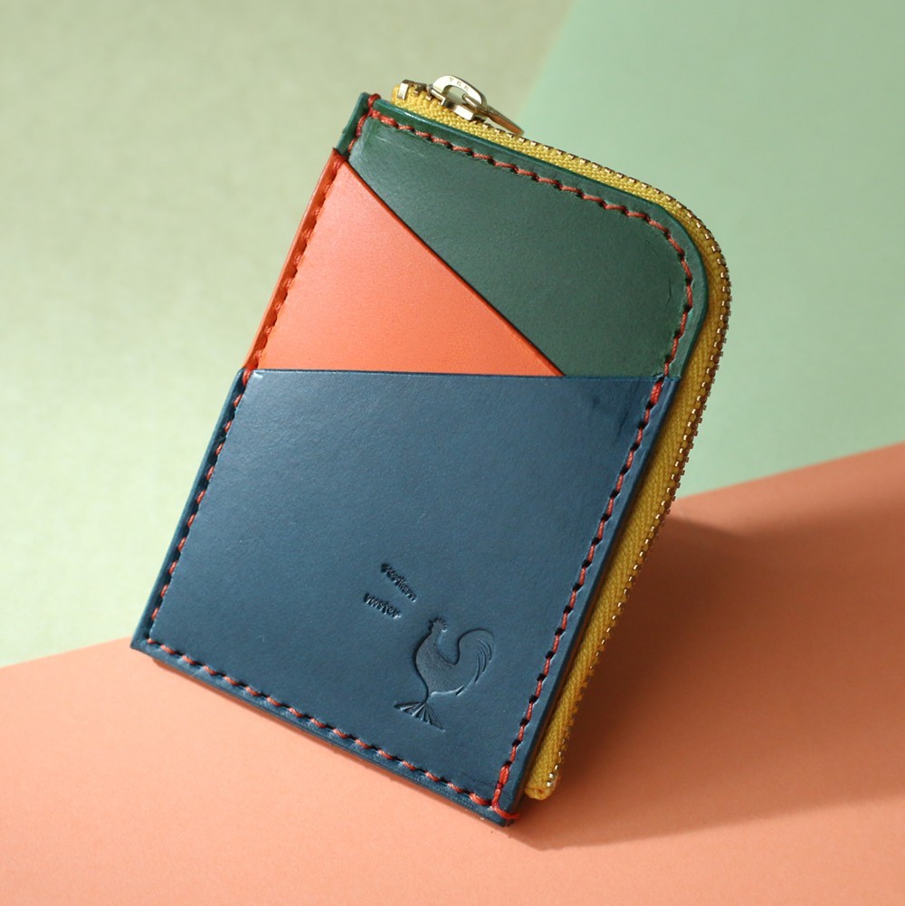 マルチポケット付きパスケース｜ICカード・小銭・鍵をひとつに｜bruna